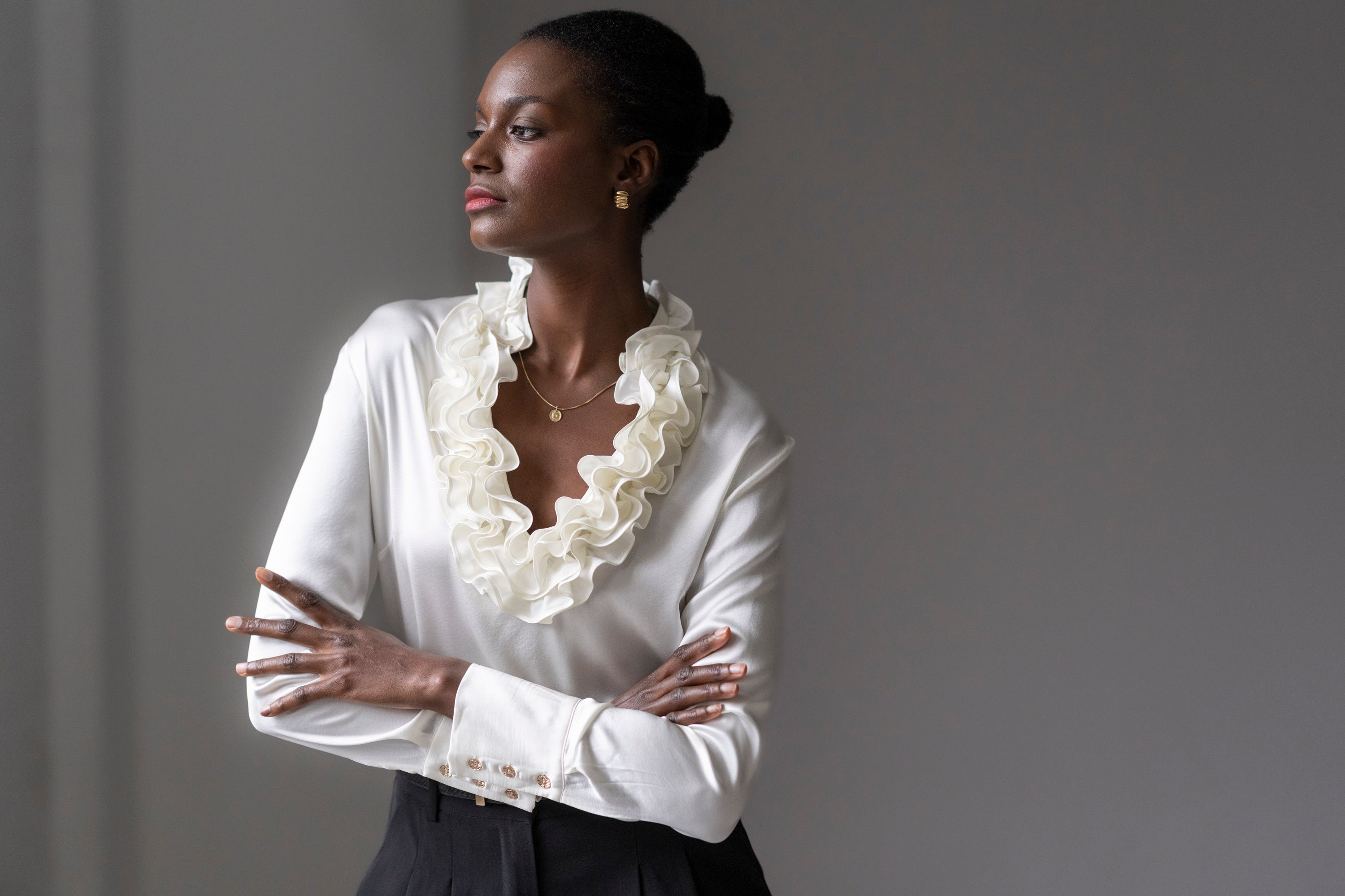 Constance Silk-satin Shirt