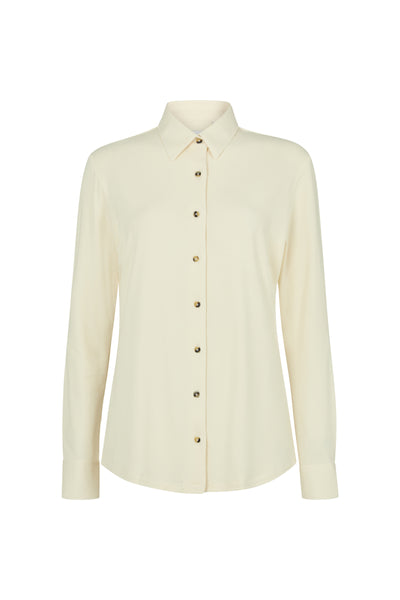 Cassia Ivory Everyday Classic Jersey Shirt