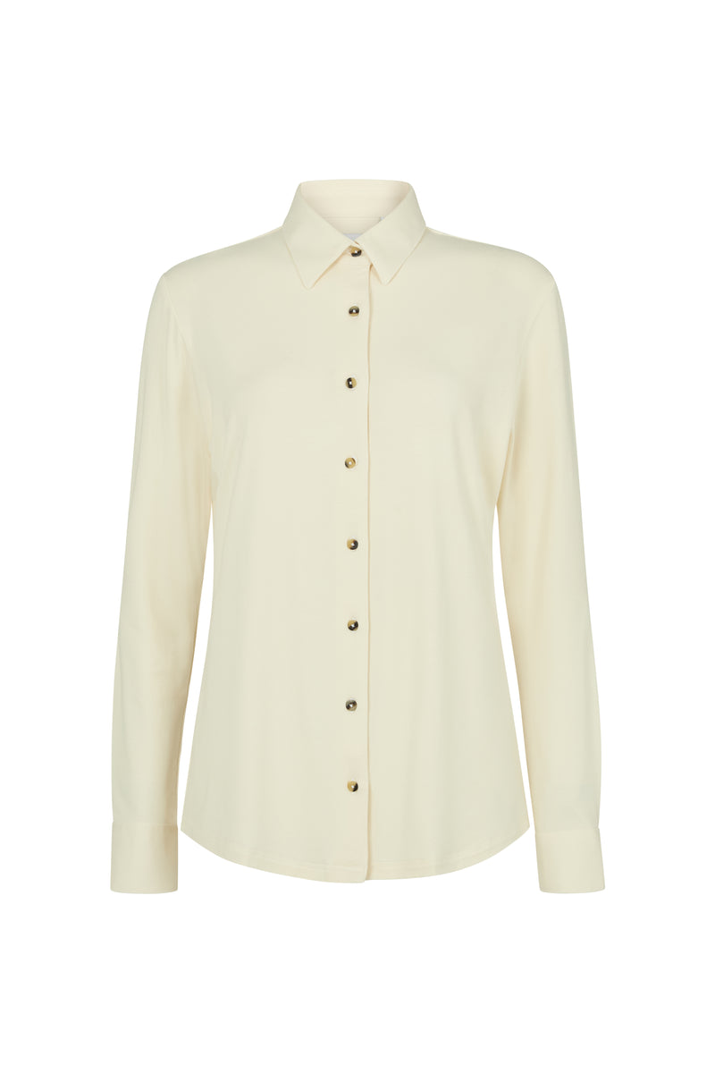 Cassia Ivory Everyday Classic Jersey Shirt