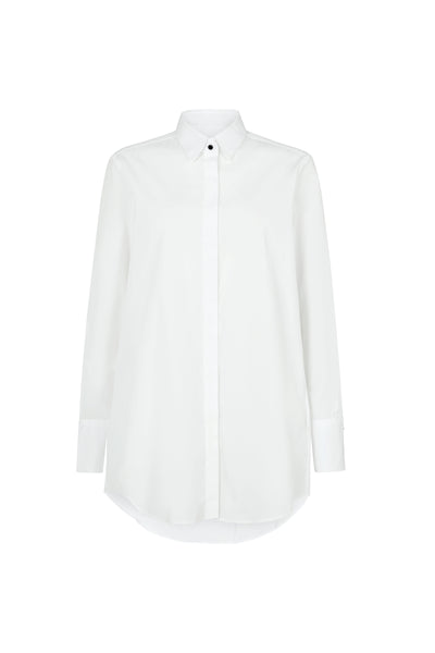 Mister Darcy "The Husband" White Shirt in Crisp Cotton Poplin