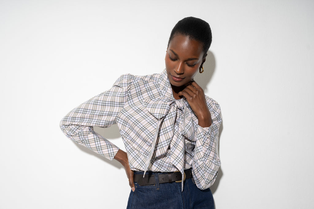MATHILDE BLOUSE Heritage Check Flannel
