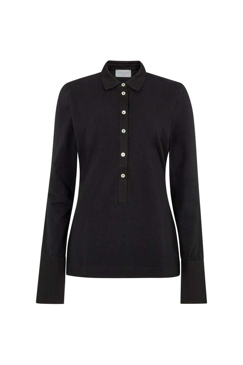 Patricia Black Jersey Cotton Shirt