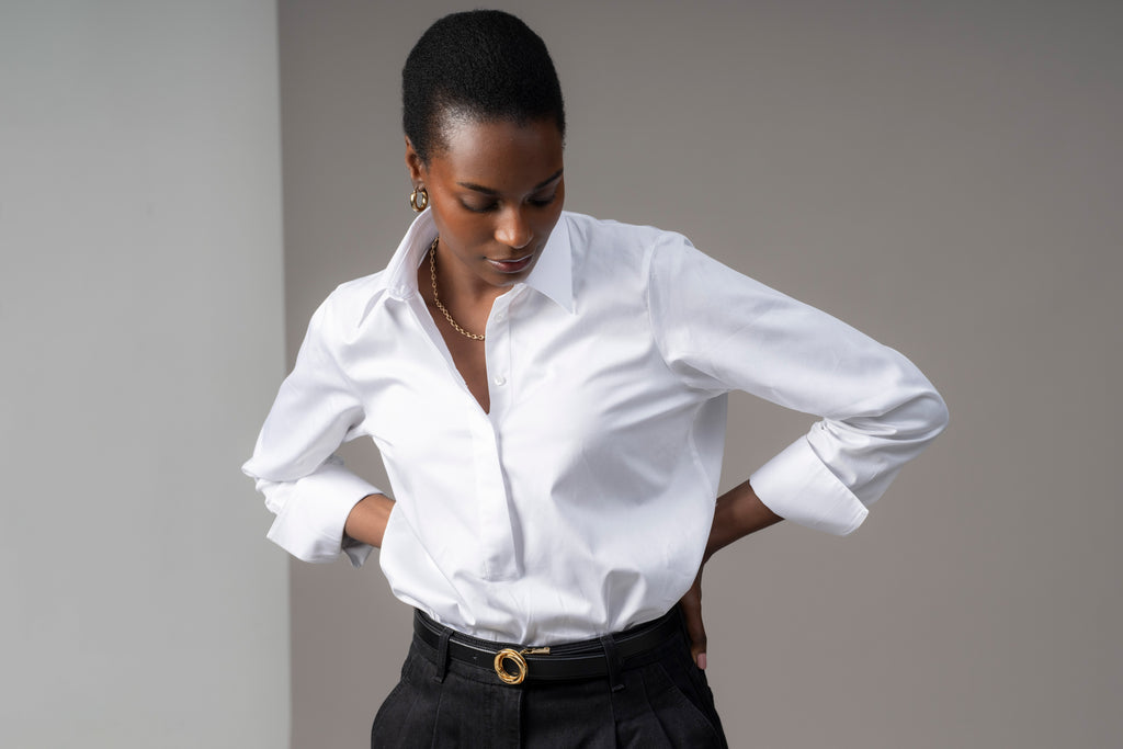 Carla Relaxed Fit Pop Over Classic Organic Cotton Sateen