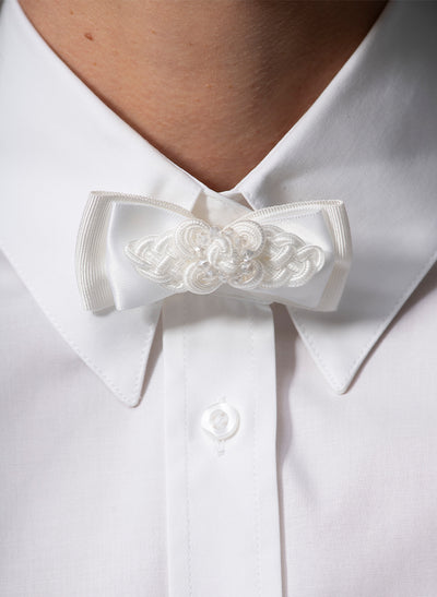 Coco White Bowtie
