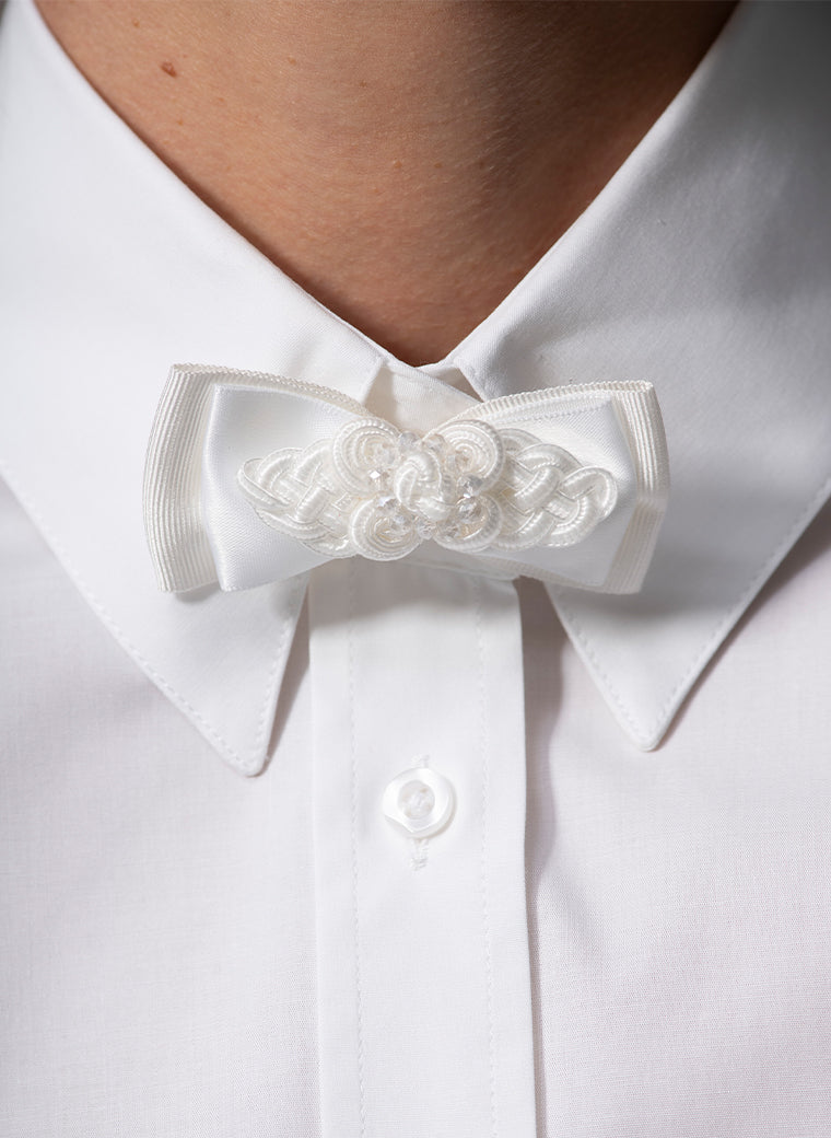 Coco White Bowtie