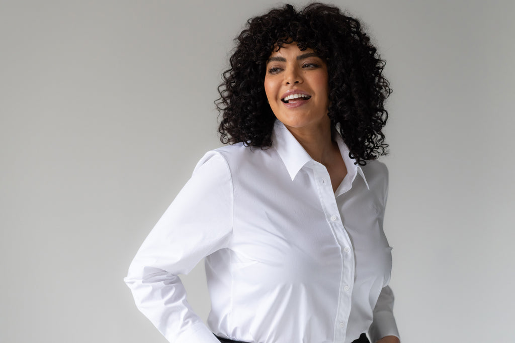 Colleen Curve Regular Fit Classic Cotton Poplin