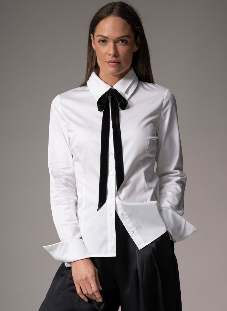 Karter White | Womens Classic White Shirt | The Shirt Company