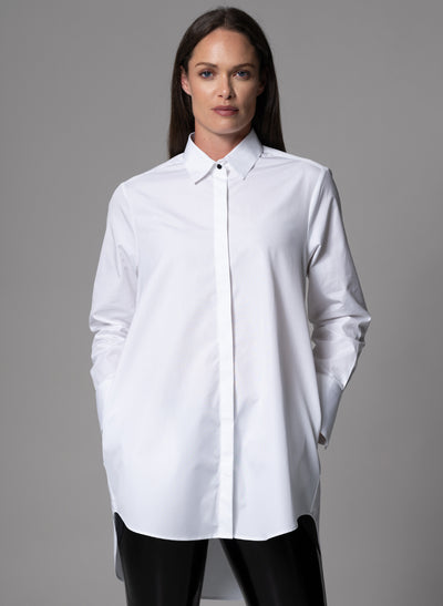 MISTER DARCY OVERSIZED BOYFRIEND SHIRT IN CRISP COTTON POPLIN