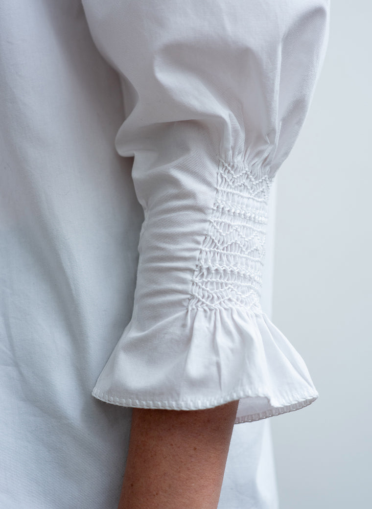 CATRINE EMBROIDERED COTTON BOHO RANGE SHIRT