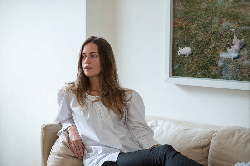 CATRINE EMBROIDERED COTTON BOHO RANGE SHIRT