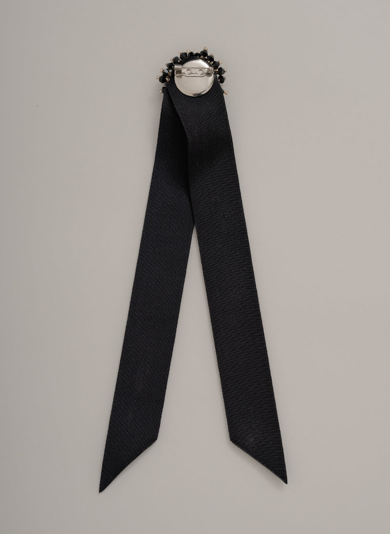 Dasha Black Jewel Bowknot