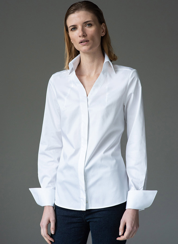 White Shirts Blouses Unique White Women s Shirts The Shirt Company