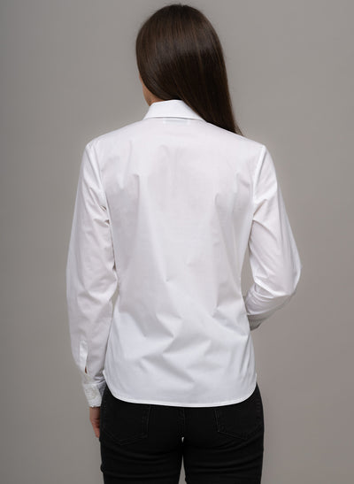 MARY ELLEN BRODERIE ANGLAISE WHITE SHIRT