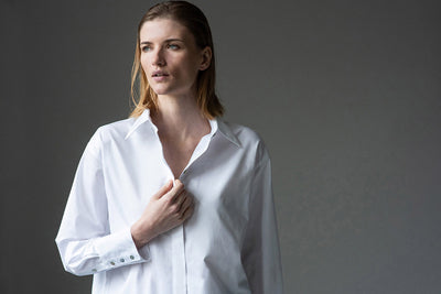 PARIS OVERSIZED WHITE COTTON SHIRT