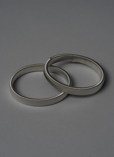 Rollie Silver Sleeve Bands