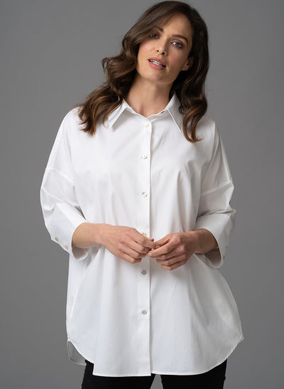 URSULA OVERSIZED ORGANIC COTTON SHIRT