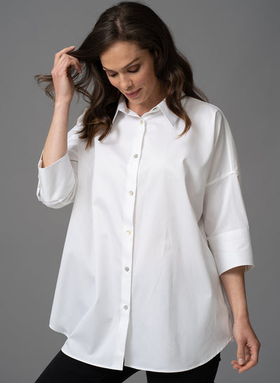 URSULA OVERSIZED ORGANIC COTTON SHIRT