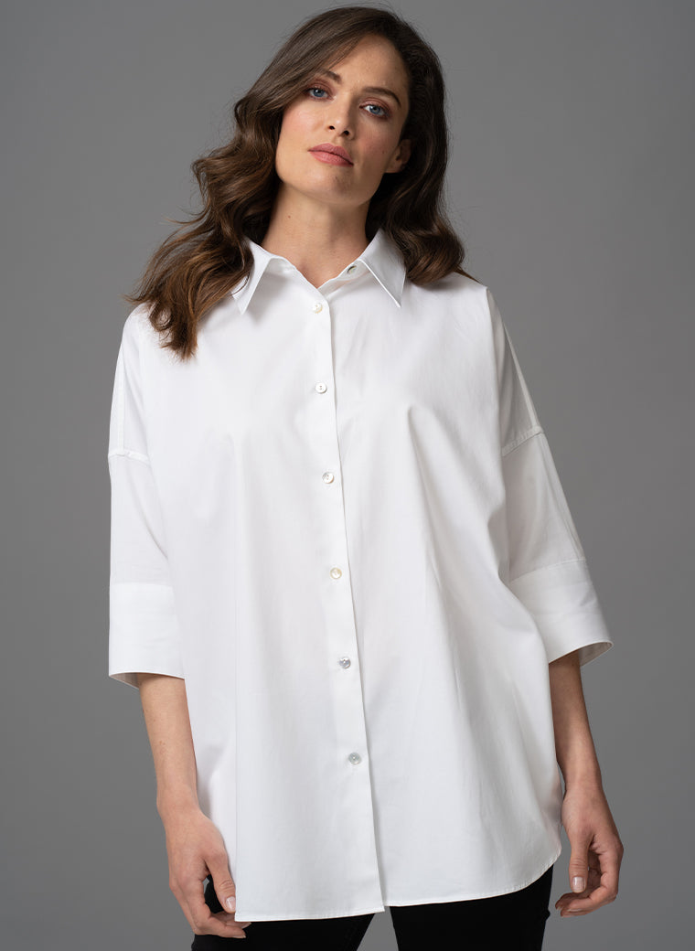 URSULA OVERSIZED ORGANIC COTTON SHIRT