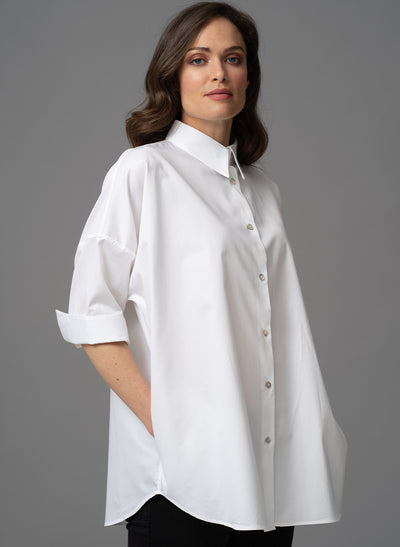 URSULA OVERSIZED ORGANIC COTTON SHIRT