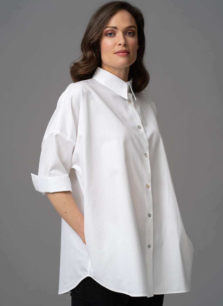 URSULA OVERSIZED ORGANIC COTTON SHIRT